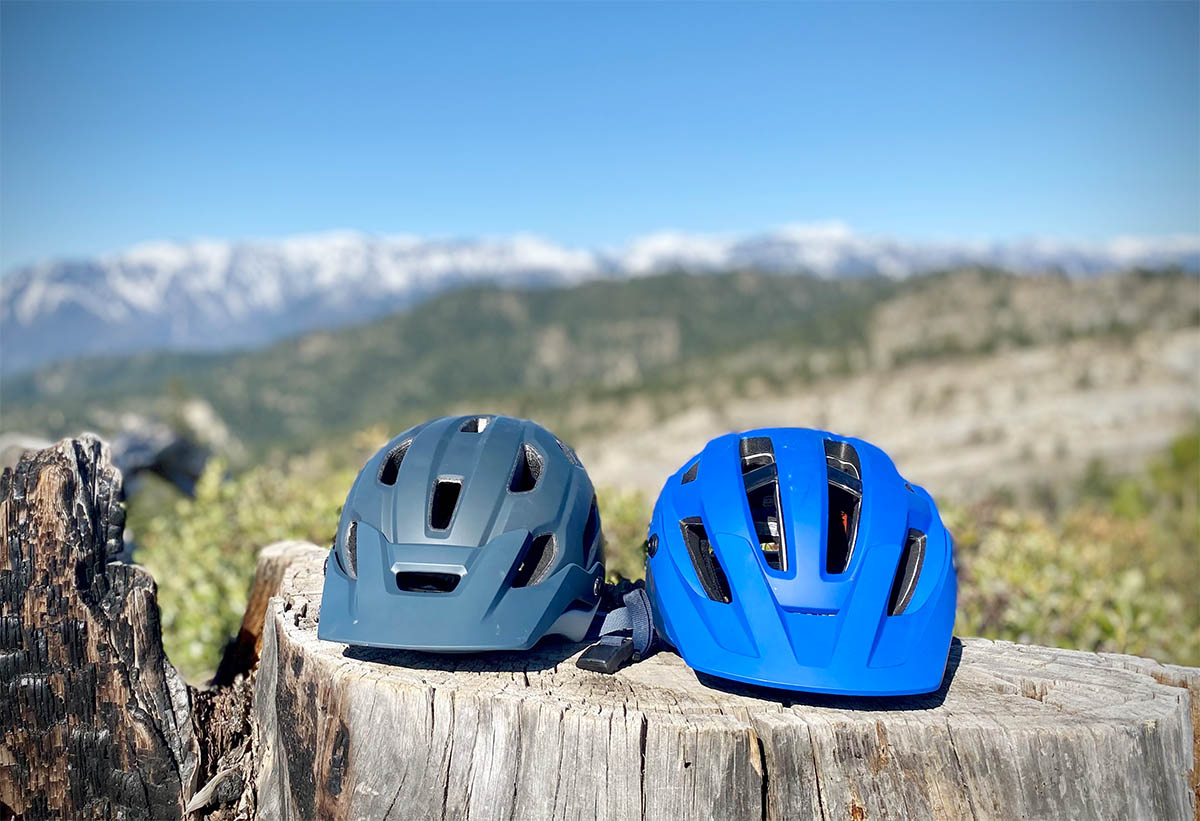 Blue mountain store bike helmet